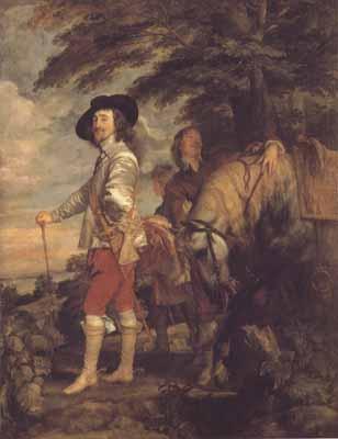 Anthony Van Dyck Portrait of charles i hunting (mk03) France oil painting art